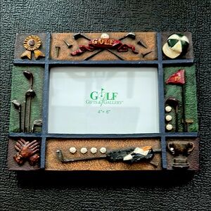 NWT Golf 4x6 picture frame perfect for Father’s Day for the golfer in your life